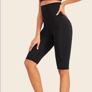 High waist biker shorts